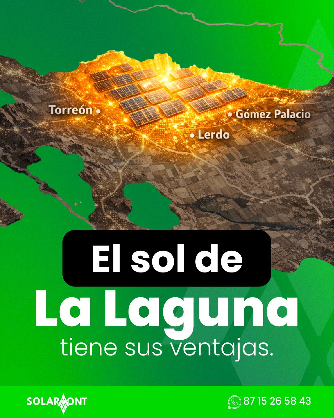 Proyecto solar de alta tensión en Mieleras, La Laguna